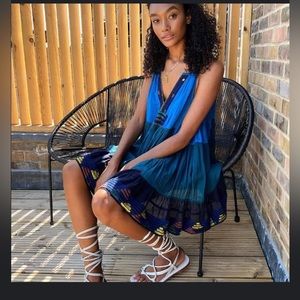 Free people bohemian sunrise dress xs